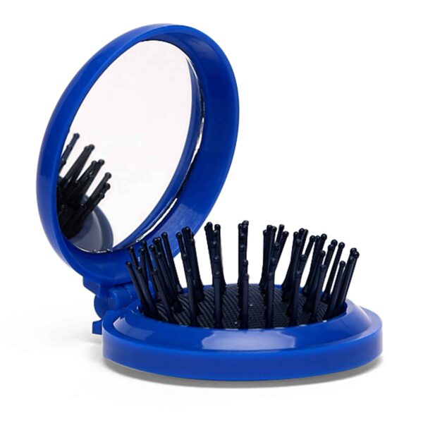 Blunt folding brush w/pocket mirror - Bilde 2
