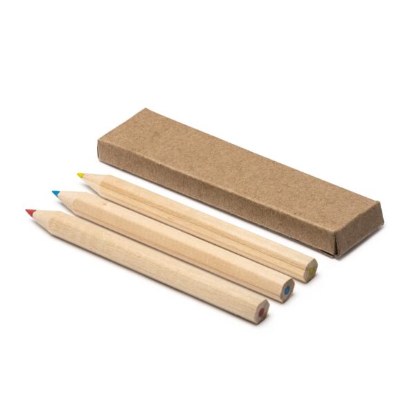 Denok set of 3 wooden pencils