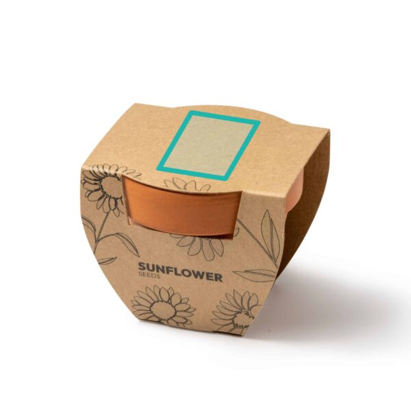 Girax flower pot med sunflower seeds - Bilde 6