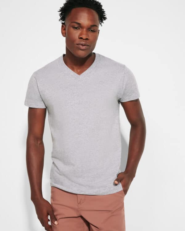 Samoyedo v-neck t-skjorte